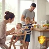 NUKIDO höhenverstellbarer Hochstuhl Babystuhl aus Holz Produktbild-Vorschau 15