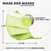 ARNOMED OP-Mundschutz Typ IIR, Apfelgrün, mit Gummibändern Produktbild-Vorschau 4
