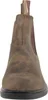 A front view of a brown leather boot. Náhľad obrázku produktu
