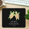 Mr. & Mrs. Panda Mouse Pad Schildkröten Paar - Schwarz - Produktbild-Vorschau 2