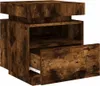 A wooden nightstand with an open drawer and a shelf. Náhled obrázku produktu