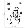10er Set 42cm Schneespray Fenster Schablonen Weihnachten - Produktbild-Vorschau 5