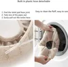 3 Stück Badezimmer Waschbar Toilet Seat Cover, Kürbisform Produktbild-Vorschau 2