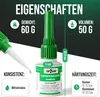 Top2Glue Sekundenkleber 50g medium grün Produktbild-Vorschau 6