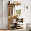 Sweiko 100x38.5x190cm Ensemble de vestiaires avec miroir, Voir les images du produit 1