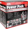 The image shows the retail packaging of an APA Power Pack jump starter. Produktbild-Vorschau