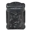 Clayre & Eef brievenbussen, 26x8x39 cm, zwart, metaal, met Productafbeelding-voorbeeld 1