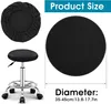 A collage showing a stool cover, a stool, and product size information for the stool cover. Produktbild-Vorschau