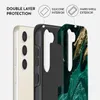 A layered depiction of a phone case, showing its construction and design. Produktbild-Vorschau