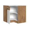 Armoire d’angle inférieure VANYA – 90x90 cm, gris / chêne Voir les images du produit 2
