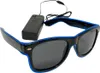 Leuchtende Brille LED-Gadget Party lustige blaue Rahmen St. Produktbild-Vorschau 4