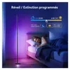 Lámpara de pie LED RGBIC YICAIZI, 160 cm, inteligente, con Vista previa de la imagen del producto 2
