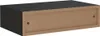 A black and brown shelf unit. Náhled obrázku produktu