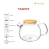 Teiera Wilmax da 1500 ml con filtro a molla e coperchio in Anteprima dell’immagine prodotto 5