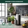 Porte-rouleau de cuisine eluno en acier inoxydable et métal Voir les images du produit 2