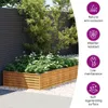 vidaXL Hochbeet 960x100x36 cm Cortenstahl Náhľad obrázku produktu 5