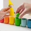 Montessori-Spielzeug „Regenbogen Steckpuppen in Tassen mit Produktbild-Vorschau 9