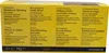 The image shows the side panel of a yellow cardboard box containing multiple tea bags. The box has text in several languages describing the product. Anteprima dell’immagine prodotto