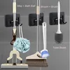 Besen Mop Halter, Edelstahl Selbstklebend Wandhalterung Produktbild-Vorschau 6