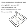Elemento riscaldante per grill BEKO. Numero di parte Anteprima dell’immagine prodotto 4