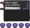 Qoltec Charger for LiFePO4 AGM GEL SLA batteries, 20A Produktbild-Vorschau 5