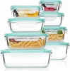 Szklane Pojemniki Na Żywność 8szt Pojemnik Lunchbox Do Podgląd zdjęcia produktu 10