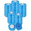 Wegwerf Toilettenbürsten Set – Mit 36 blauen Nachfüllköpfen Produktbild-Vorschau 1