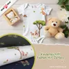 Jersey Kinderstoff Waldtiere Produktbild-Vorschau