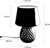 Trio - Tischlampe ARIANA - Beige - 24x24x35 cm Produktbild-Vorschau 7
