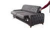 Chesterfield Sofagarnitur Couch Set Polster Möbel Set 3+3+1 Produktbild-Vorschau 3