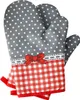 Feuerfeste Grillhandschuhe, Topflappen aus Baumwolle. Produktbild-Vorschau 1