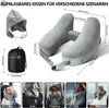 Reise-Nackenkissen für Flugzeug, Aufblasbar, Größe, Produktbild-Vorschau 2