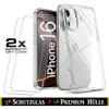Für iPhone 16 ( 6.1" ) Transparent Silikon Handy Schutz Produktbild-Vorschau 1