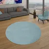 TT Home Wohnzimmer Teppich Kurzflor Unifarbendes Design Produktbild-Vorschau 2