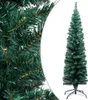 vidaXL Künstlicher Weihnachtsbaum Schlank mit Ständer Grün Produktbild-Vorschau 12