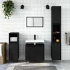 vidaXL Armoire de salle de bain noire 58x33x60 cm Bois Voir les images du produit 2