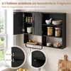 Armoire de salle de bain COSTWAY, meuble mural avec Voir les images du produit 5