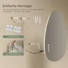 S'AFIELINA Badspiegel mit Beleuchtung 60×45cm LED Touch Produktbild-Vorschau 7