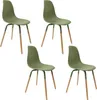 Chaise Scandinave Phenix Vert - Lot De 4 Voir les images du produit 1
