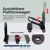 Klappbarer Profi-Transportwagen TAURUS 150 | HxBxT Produktbild-Vorschau 3