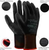 12 Paar Arbeitshandschuhe Polyester Polyethan Beschichtet Produktbild-Vorschau 2
