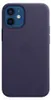 Apple iPhone 12 mini Lederhülle mit MagSafe Deep Violet Produktbild-Vorschau 4