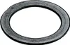 A close-up, top-down view of a single metal washer. Produktbild-Vorschau