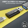 deleyCON USB C Adapter 10Gbps (2 Stück) USB C Buchse zu A Produktbild-Vorschau 5