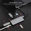 Dock Hub Usb-c 3xusb-a+2xhdmi+rj45+tf+sd+usb-c Pd 100w Grau Produktbild-Vorschau 6