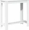 vidaXL Barový stôl biely 102x50x103,5 cm materiál na báze Náhľad obrázku produktu 1