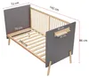 Lettino Flieks 70x140 cm con gambe regolabili in altezza, Anteprima dell’immagine prodotto 4