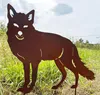 Fuchs stehend 52x40cm zum Stecken Gartenstecker Edelrost Produktbild-Vorschau 3