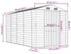 vidaXL Abri de jardin anthracite 191x385x198 cm Acier Voir les images du produit 6