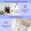 Klarstein Deko Kamin mit LED-Flammen, Elektro Kamin mit Produktbild-Vorschau 4